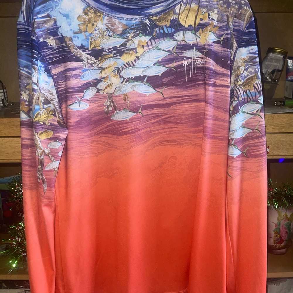 Colorful Guy Harvey Performance Shirt